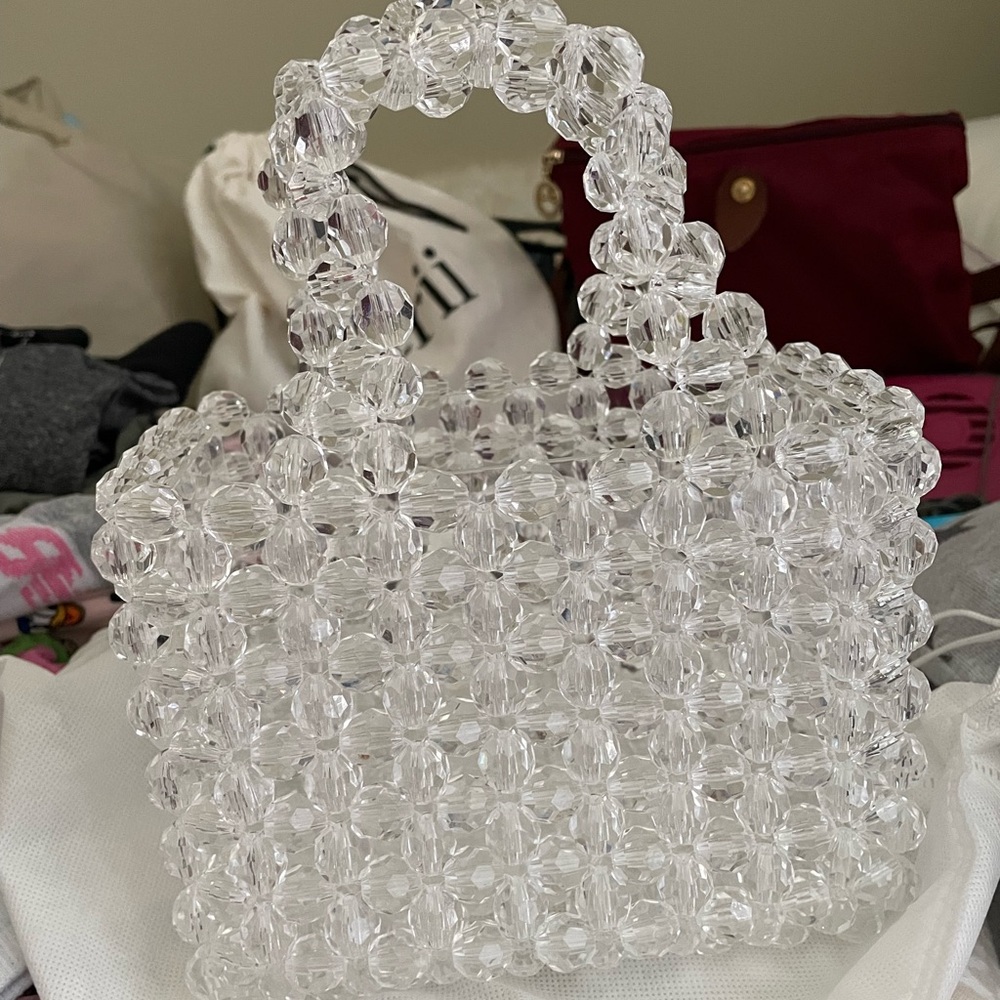 Beaded hand bag